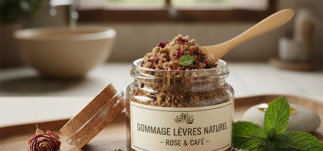 gommage des lèvres