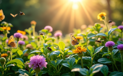 Plantes et insectes : une cohabitation bénéfique au jardin