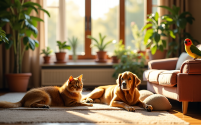 Les animaux et la maison : vivre ensemble harmonieusement