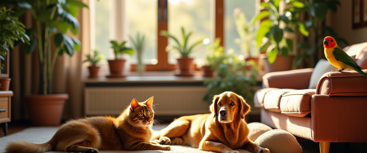 Les animaux et la maison : vivre ensemble harmonieusement Les animaux et la maison : vivre ensemble harmonieusement
